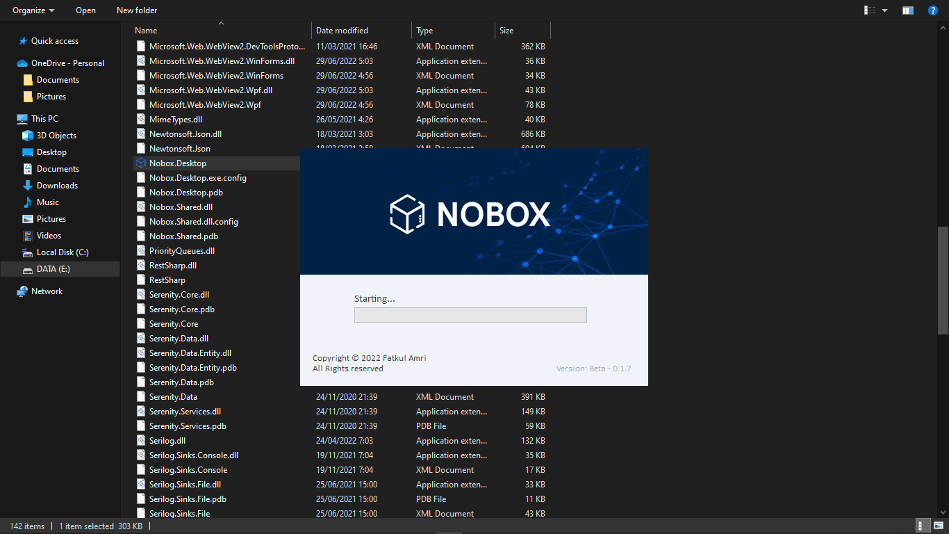 Setup Awal NoBox Desktop